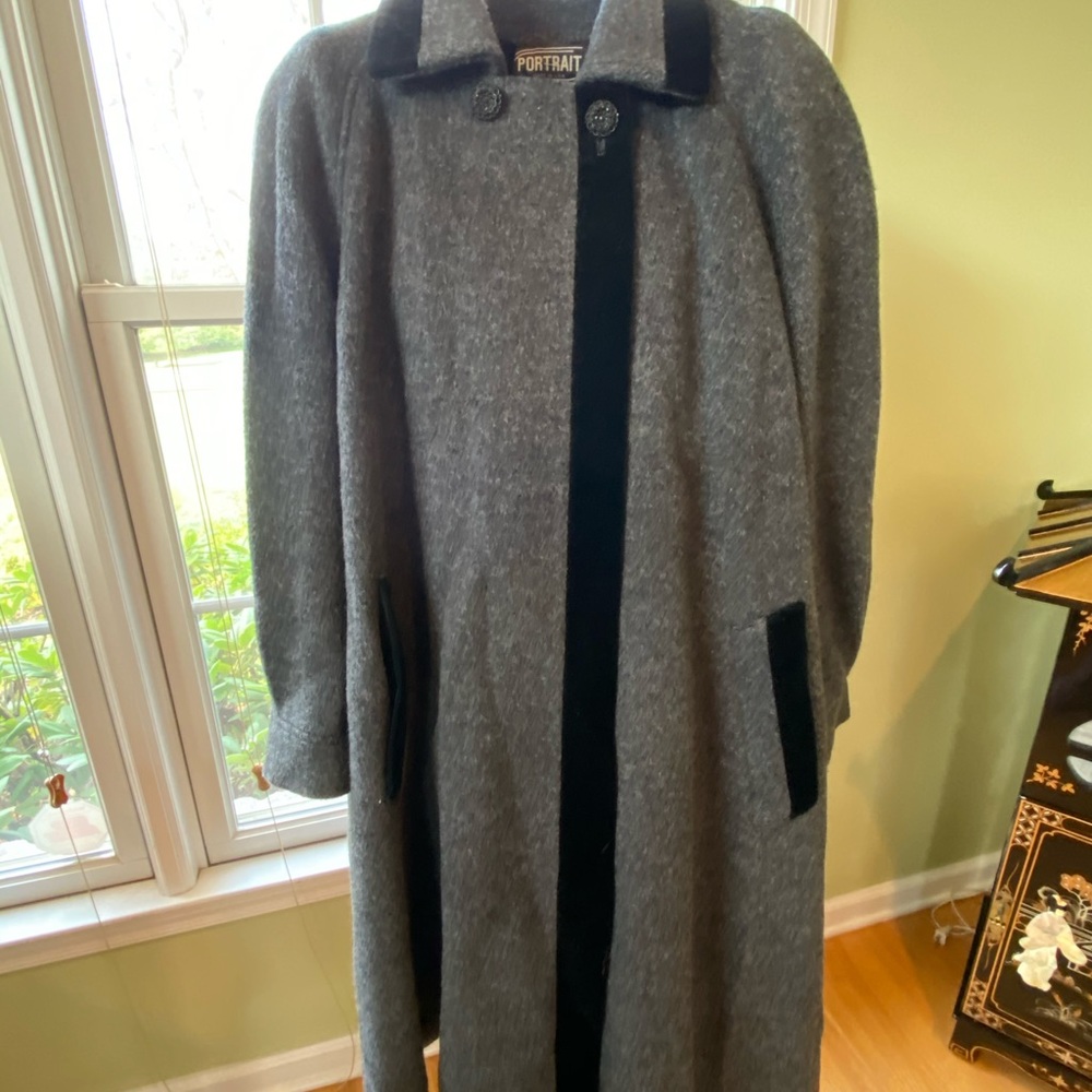 Portrait Wool Coat